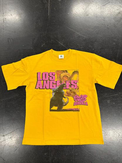 LA Godzilla v. King Ghidorah Tee - Yellow