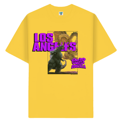 LA Godzilla v. King Ghidorah Tee - Yellow