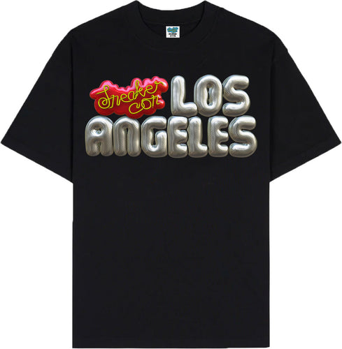Sneaker Con Los Angeles Popcorn Black City T-Shirt