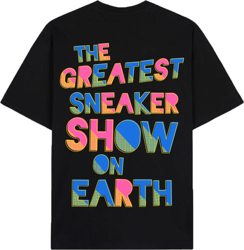 Sneaker Con The Greatest Sneaker Show on Earth Black T-Shirt